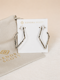 Earrings- Kendra Scott Silver Ryan Hoop Earrings