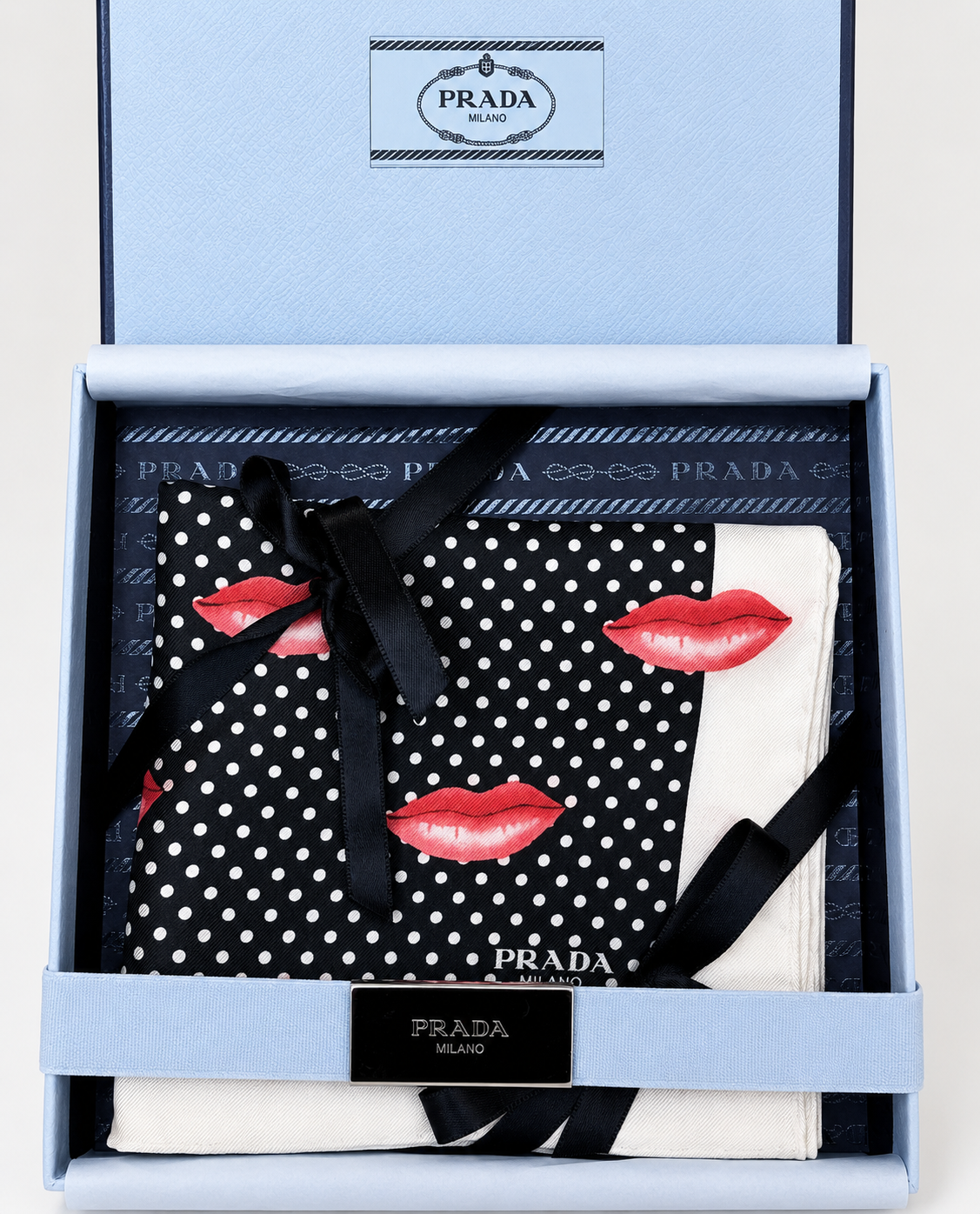 Scarf- Authentic Prada Silk Scarf New in box