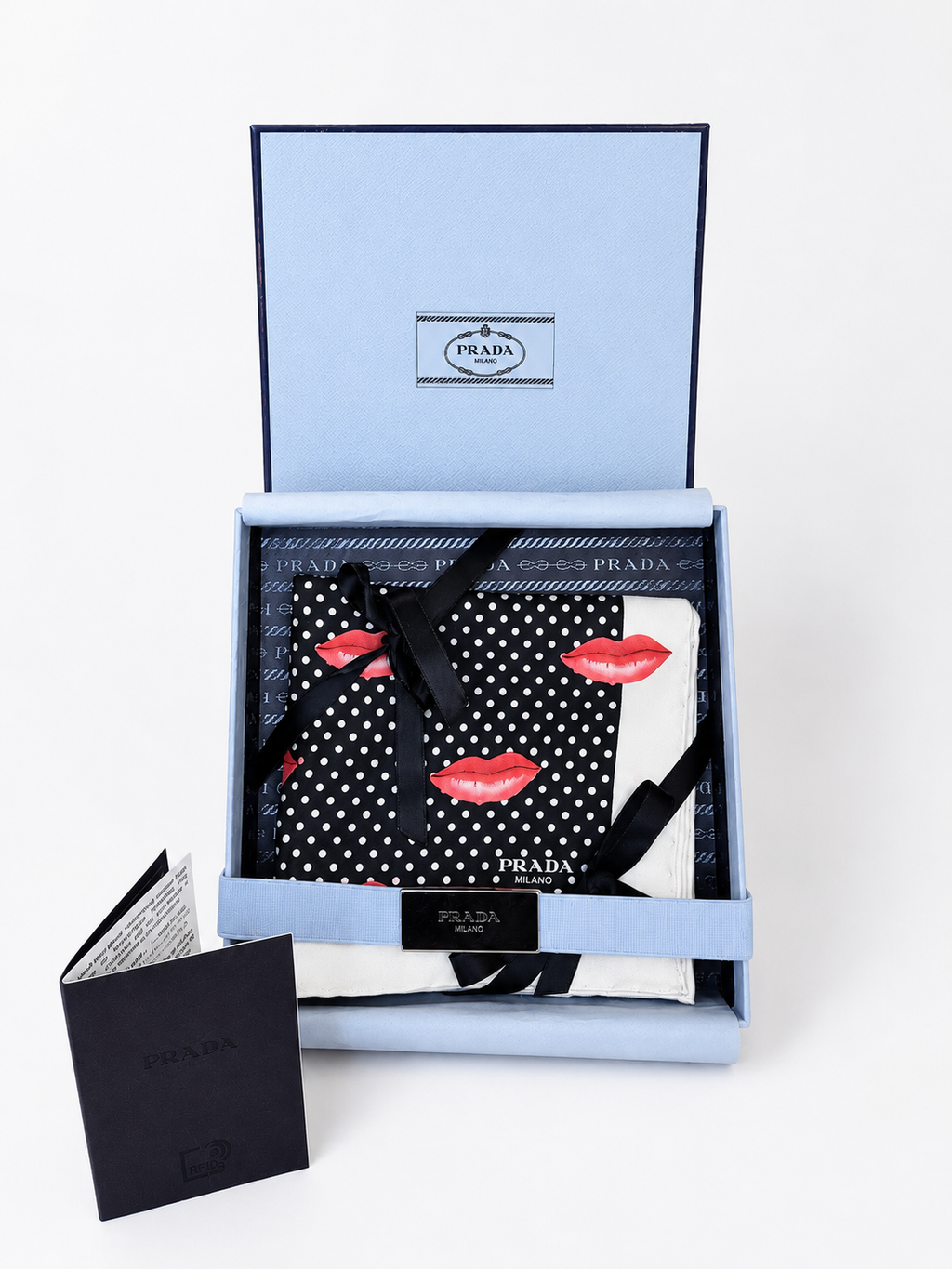 Scarf- Authentic Prada Silk Scarf New in box