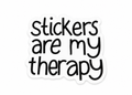 Sticker- Big Mood Stickers, Stickers are my therapy.