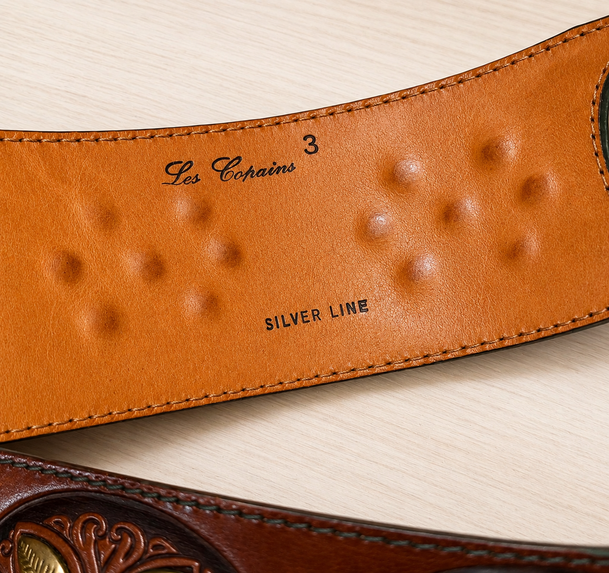 Belt- Les Copains Turquoise Leather Belt