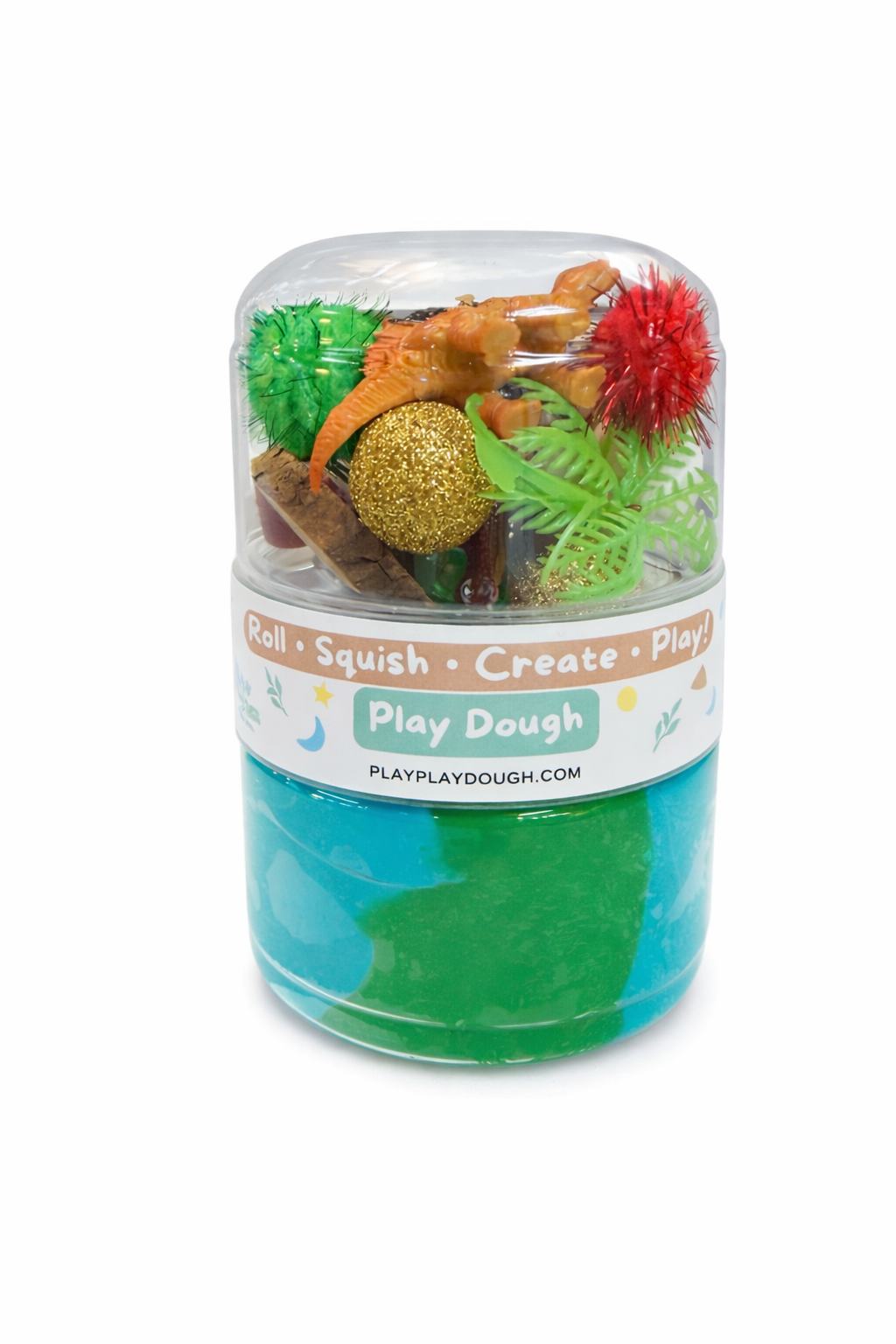 Play Dough Dinosaur double jar