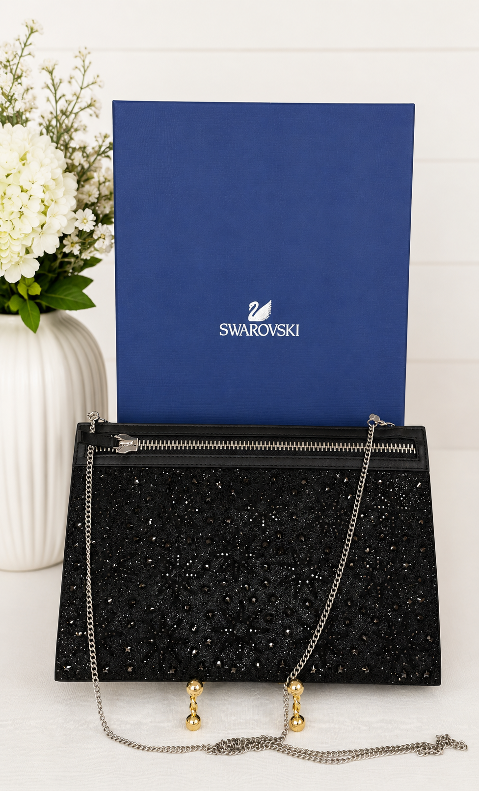 Handbag- Swarovski Fireworks Shoulder Clutch