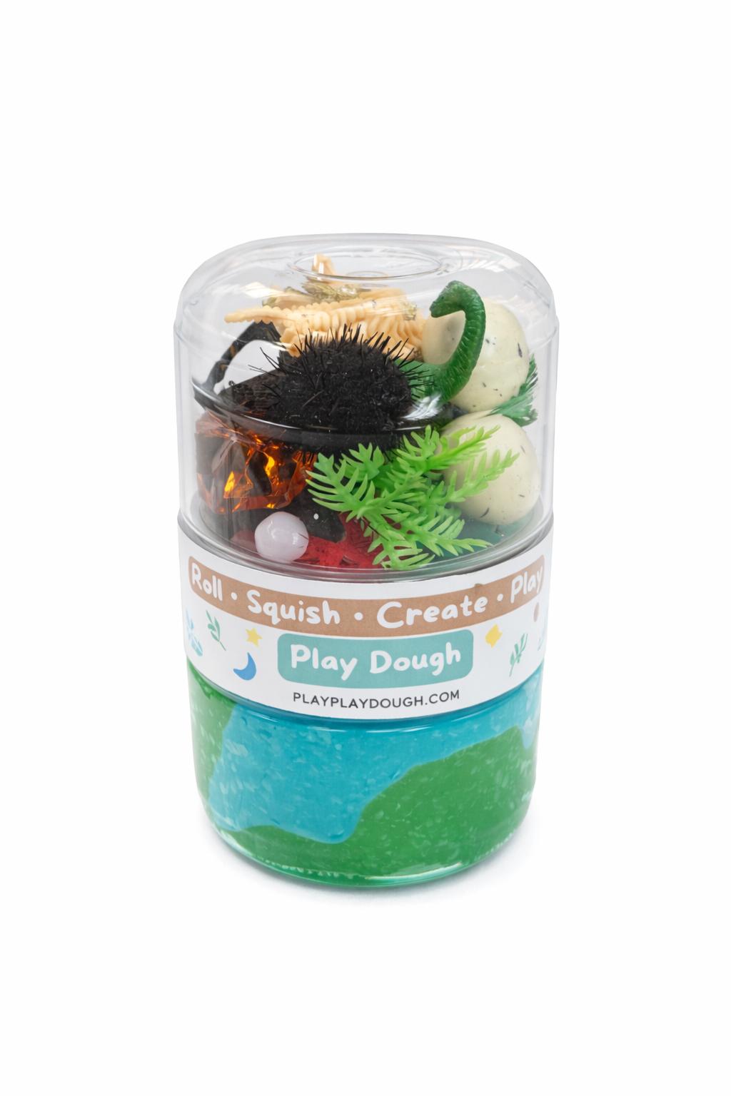 Play Dough Dinosaur double jar