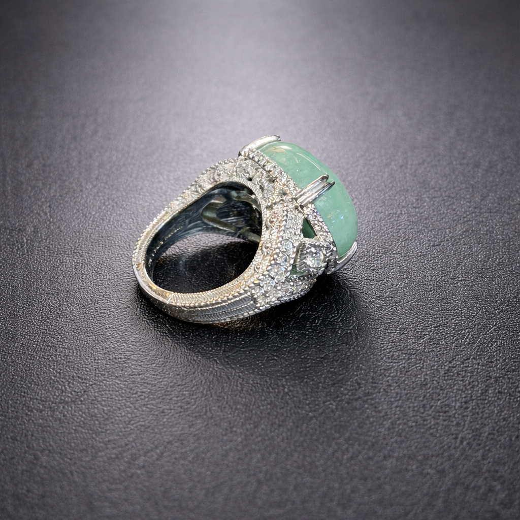 Ring- Judith Ripka ornate sterling silver ring size 5