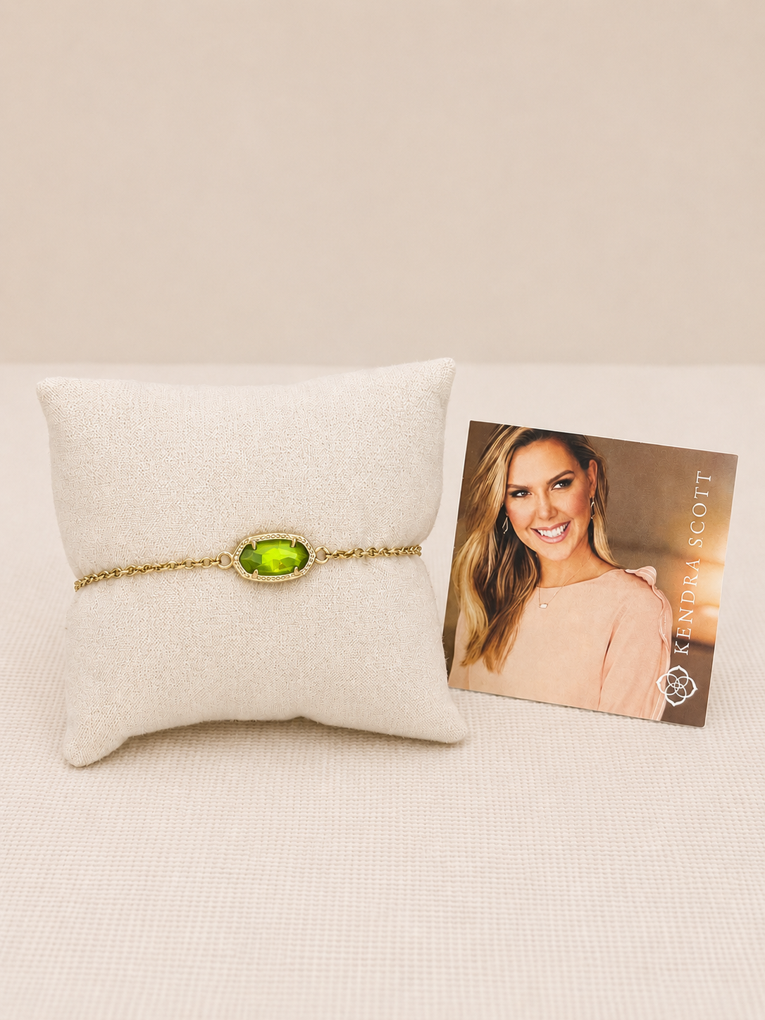 Bracelet- Kendra Scott Elaina Green Peridot Bracelet