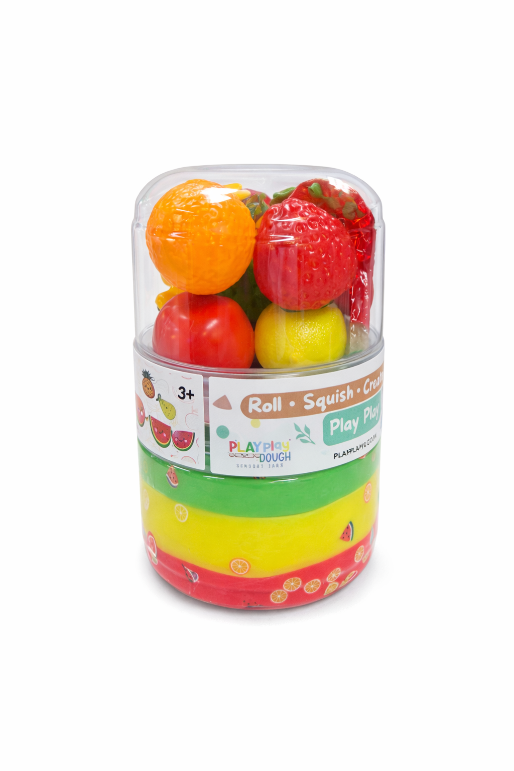 Play Dough Fruit Double Jar