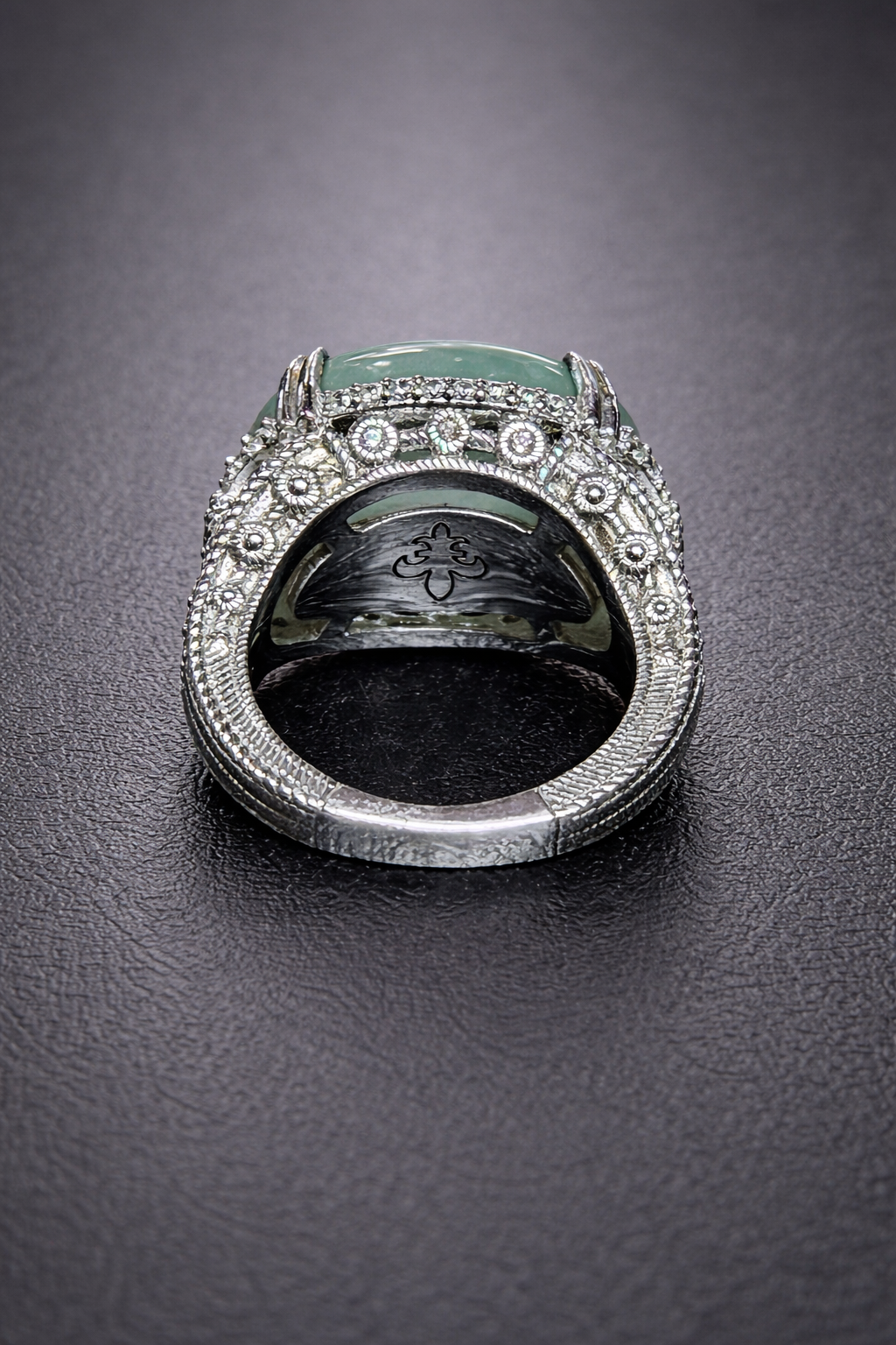 Ring- Judith Ripka ornate sterling silver ring size 5