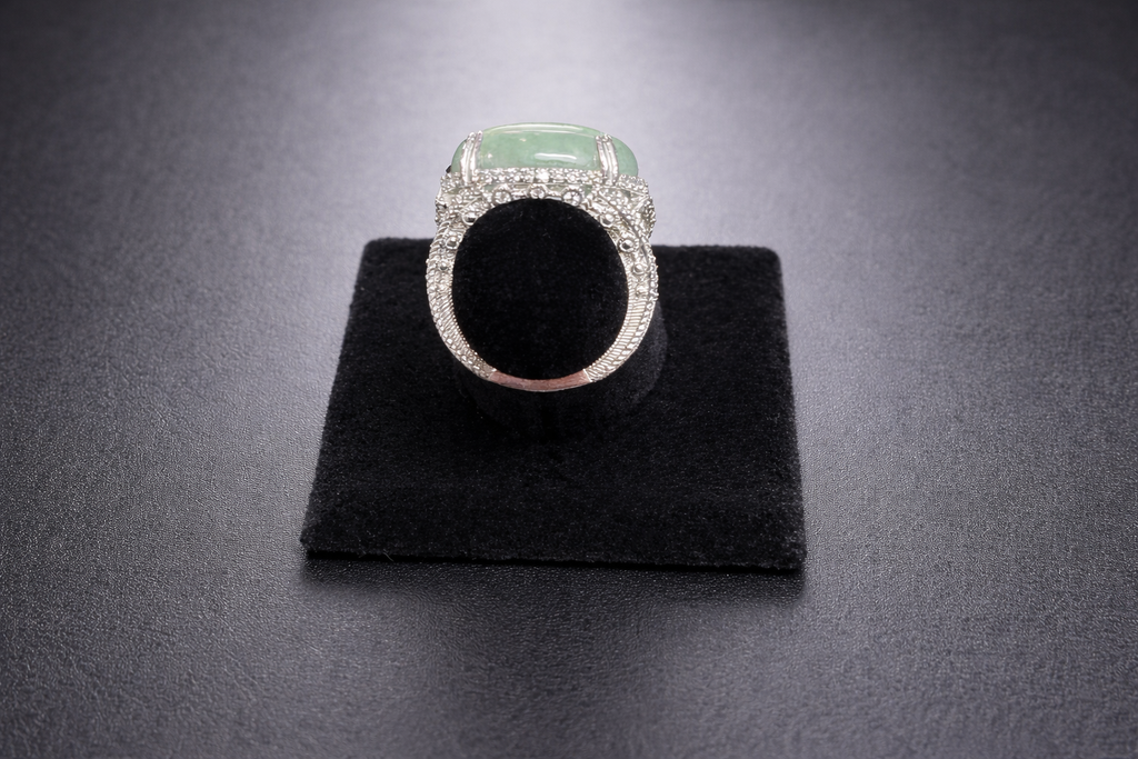 Ring- Judith Ripka ornate sterling silver ring size 5