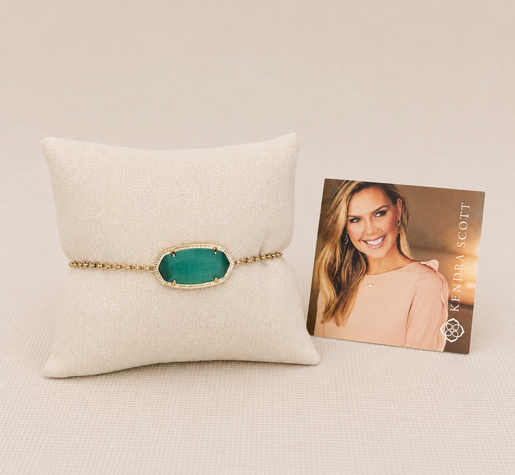 Bracelet- Kendra Scott Elaina Emerald Green Bracelet