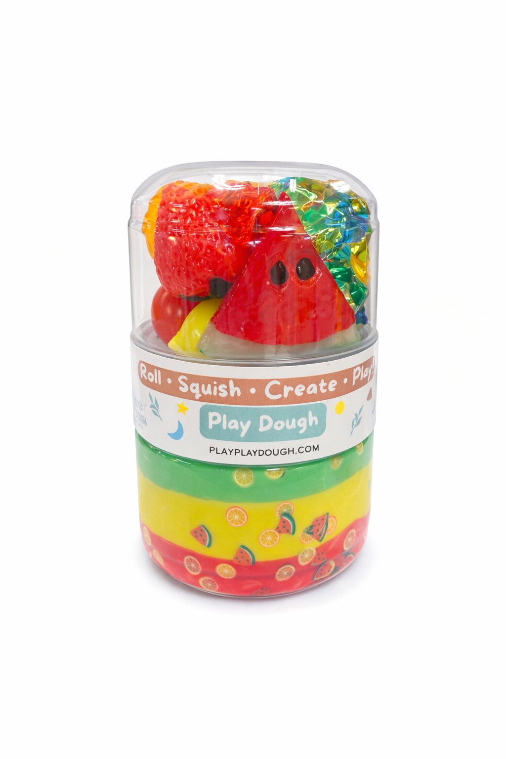 Play Dough Fruit Double Jar
