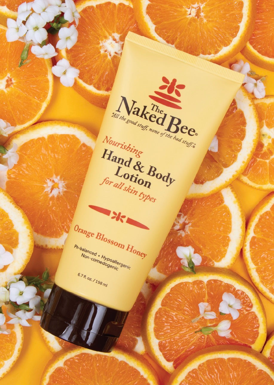 Lotion- The Naked Bee Nourishing Hand & Body Lotion in Orange Blossom Honey