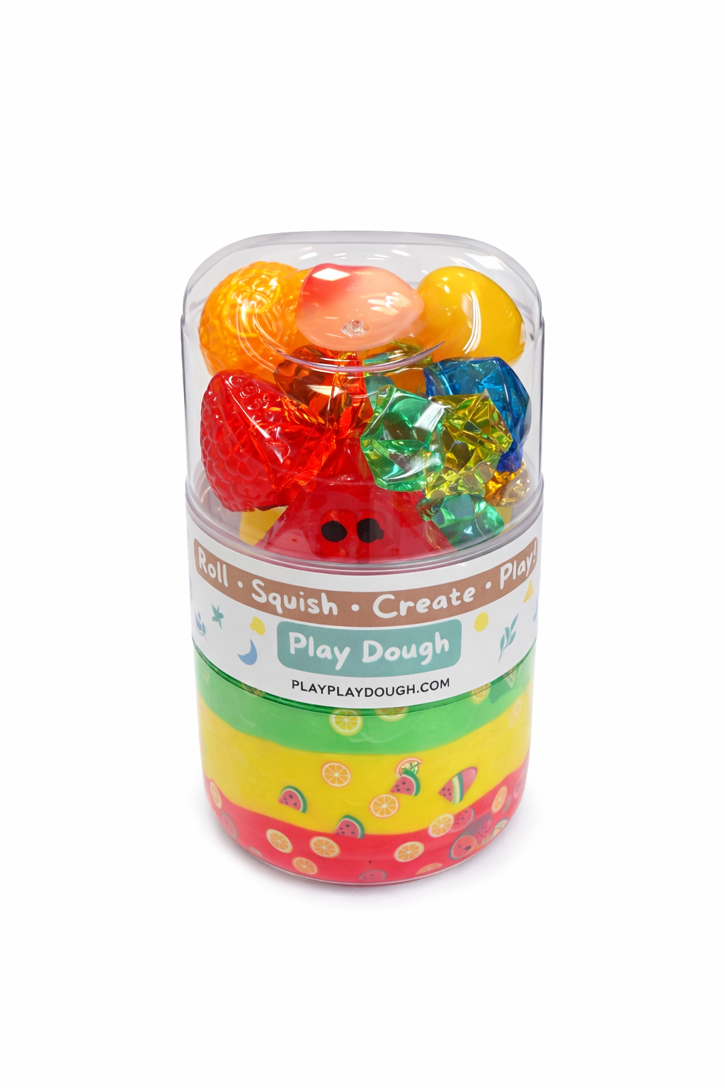 Play Dough Fruit Double Jar