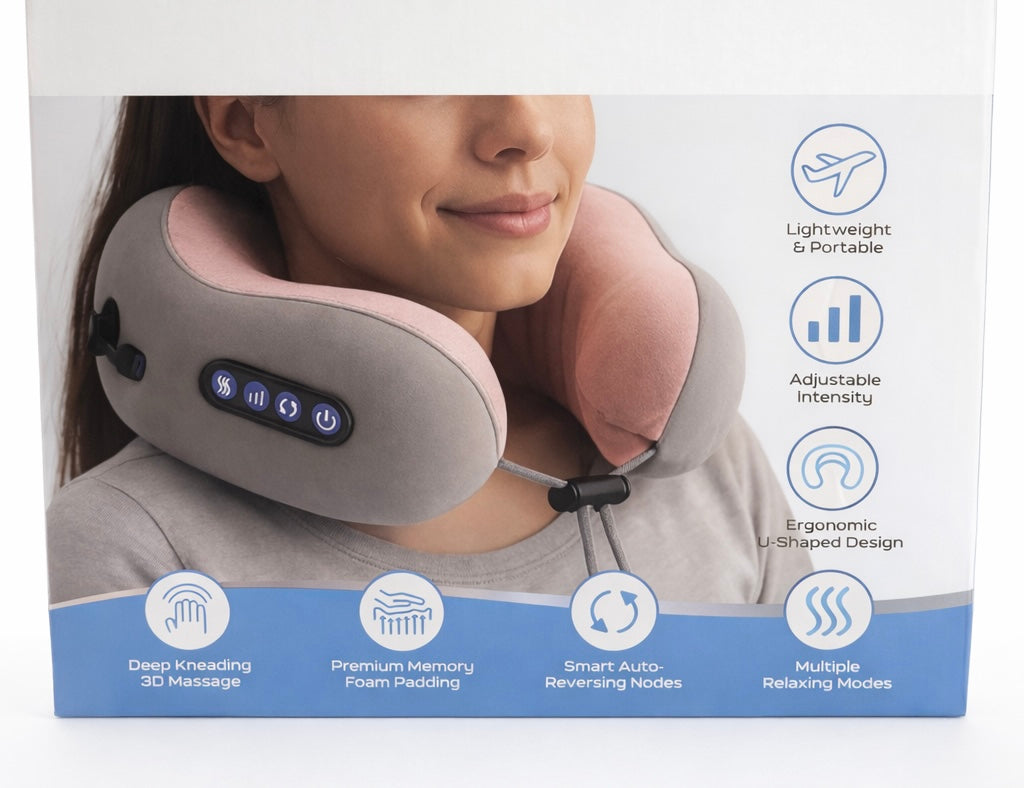 Calm Wrap Pillow Memory Foam Massager by X3erts