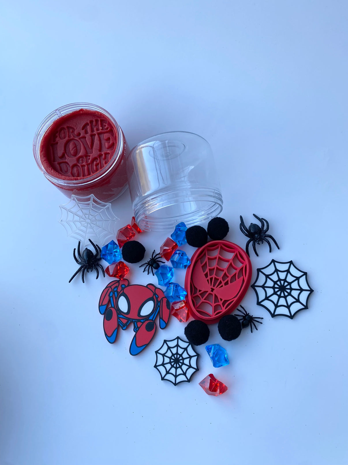 Play dough Spidey Double Jar