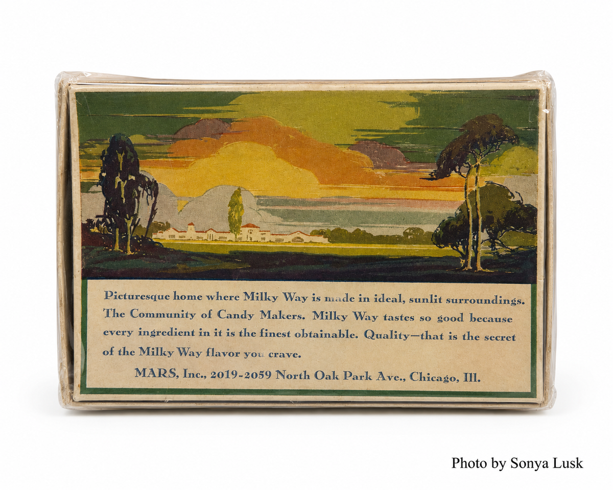 Vintage Milky Way 1920s-era display box